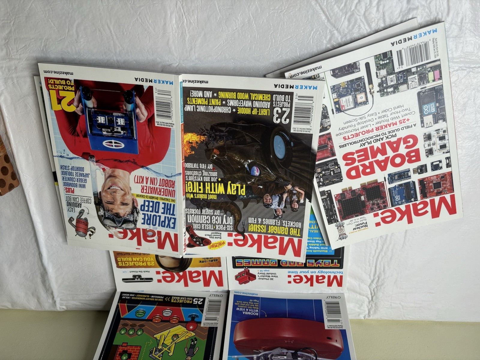 LOT x 9 Make: Magazine # 27 28 29 30 33 34 35 36 How To Building DYI Technology