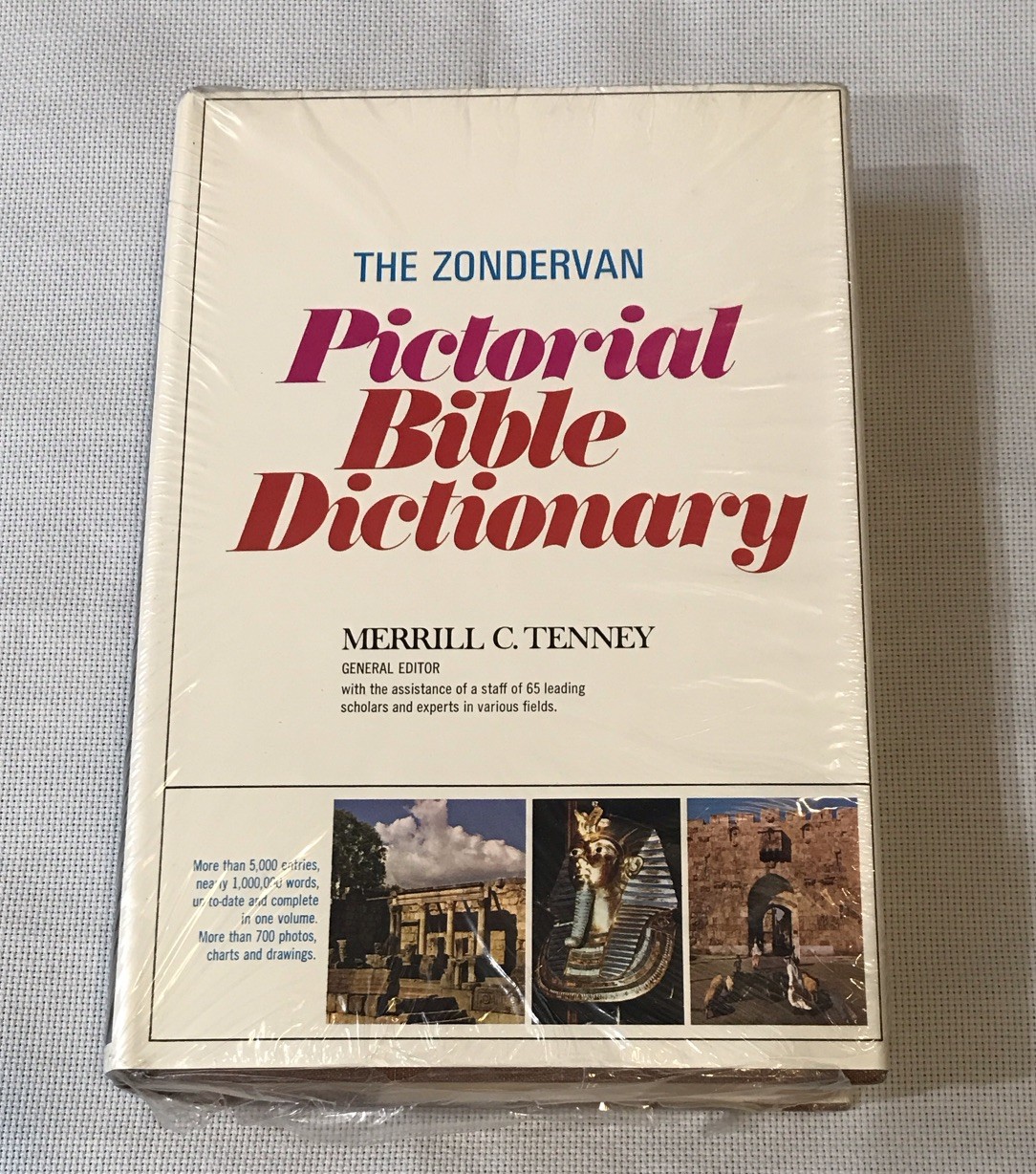 The Zondervan Pictorial Bible Dictionary by Merrill C Tenney 1977 Hardcover New