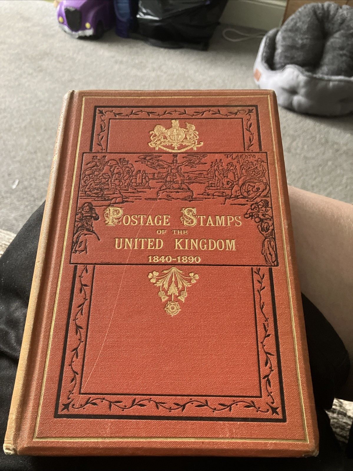 Postage Stamps of the United Kingdom 1840-1890 by William A S Westoby 1891 h/b