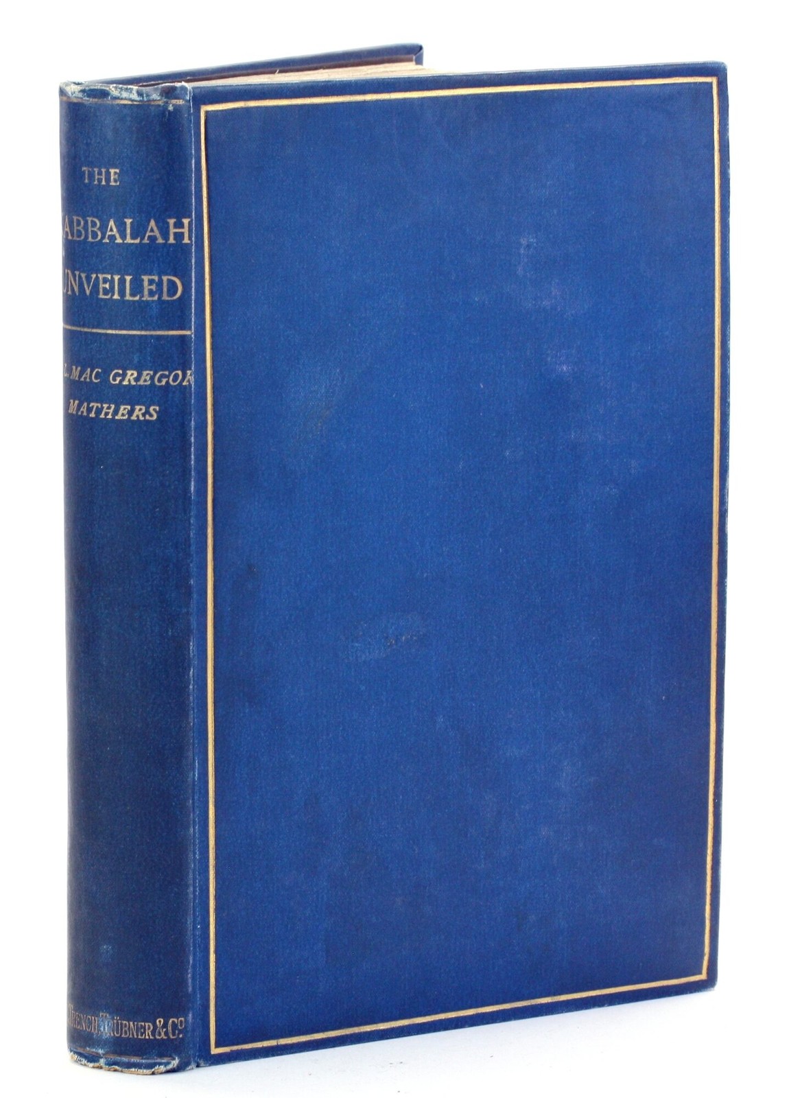 S L Mac Gregor Mathers / KABBALA DENUDATA THE KABBALAH UNVEILED containing 1887