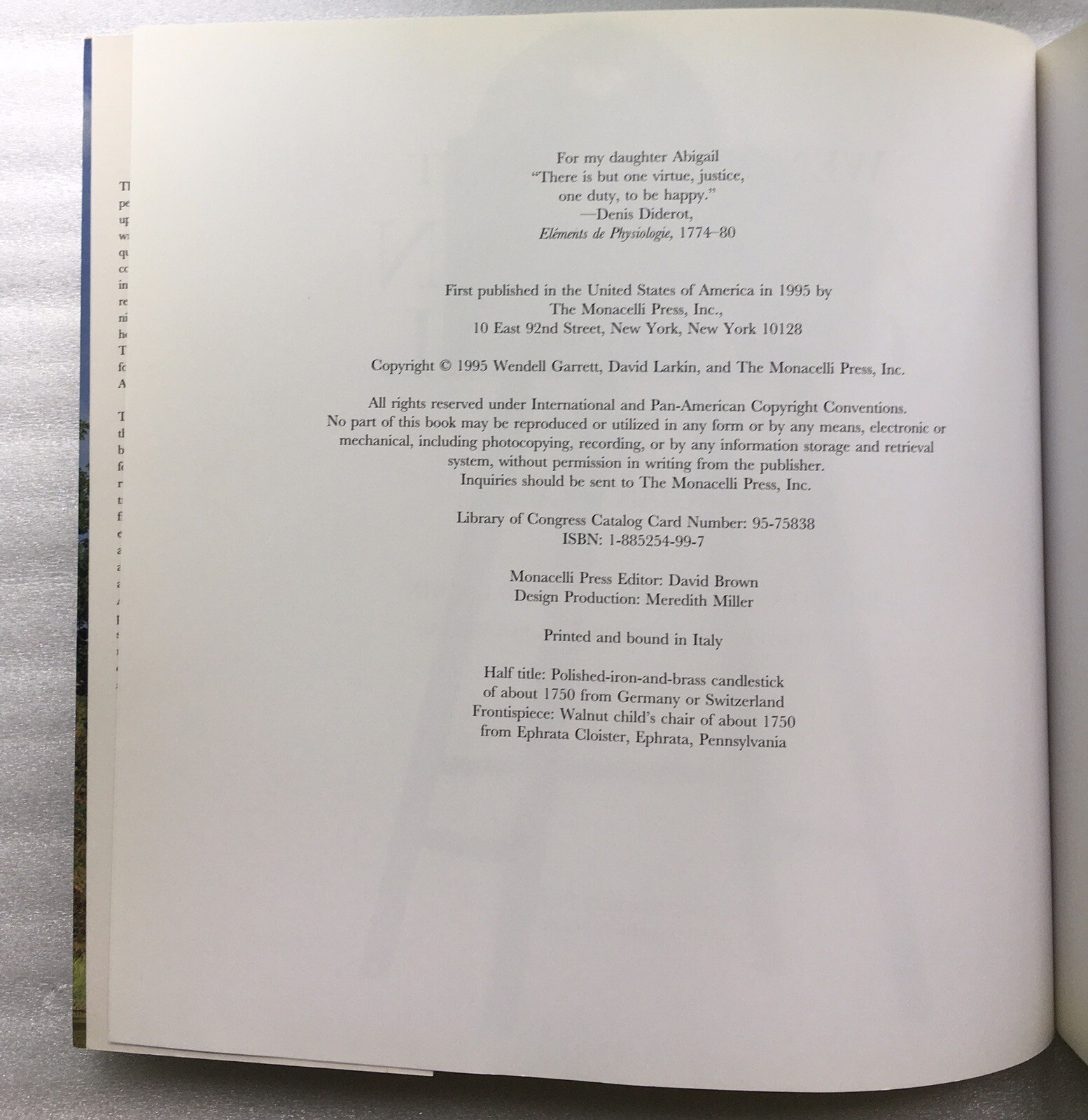 American Colonial (1995, Coffee Table Softcover) by W. Garrett DISPLAY COPY