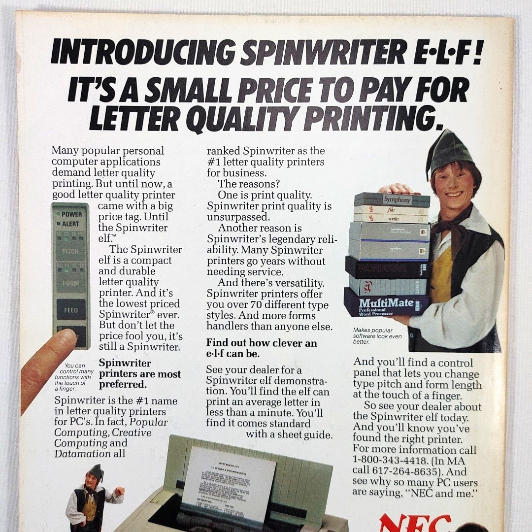 Creative Computing Magazine Computers & Electronics Vol 11 No 7 July 1985