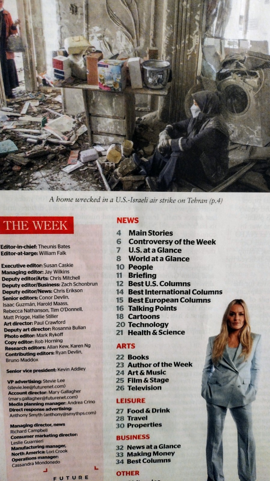 THE WEEK BEST OF U.S.& INTERNATIONAL MEDIA IRAN’S ADVANTAGE APRIL 10,2026