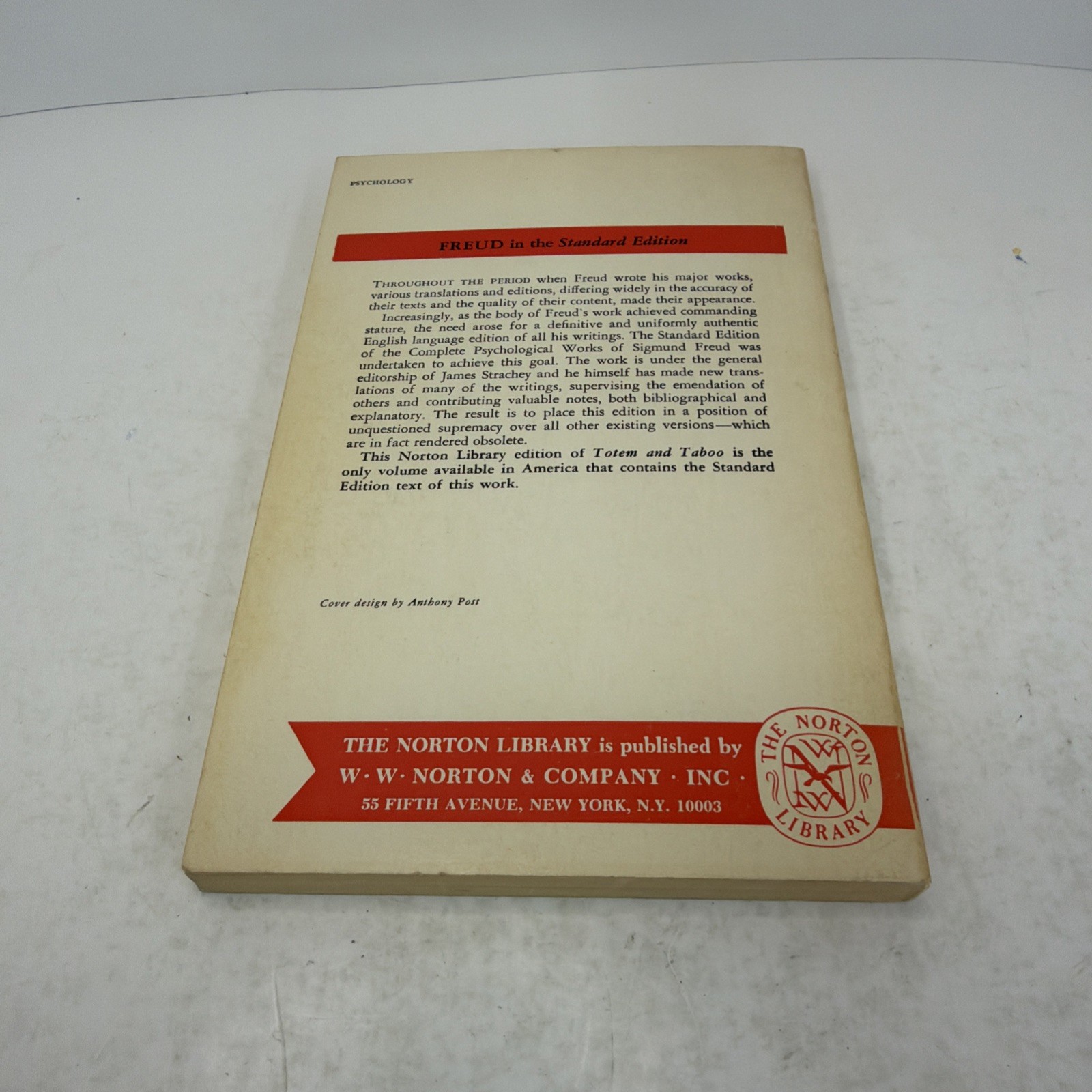 Lot of 3 Sigmund Freud PB Books (Totem & Taboo, Ego & Id, New Intro. Lectures)