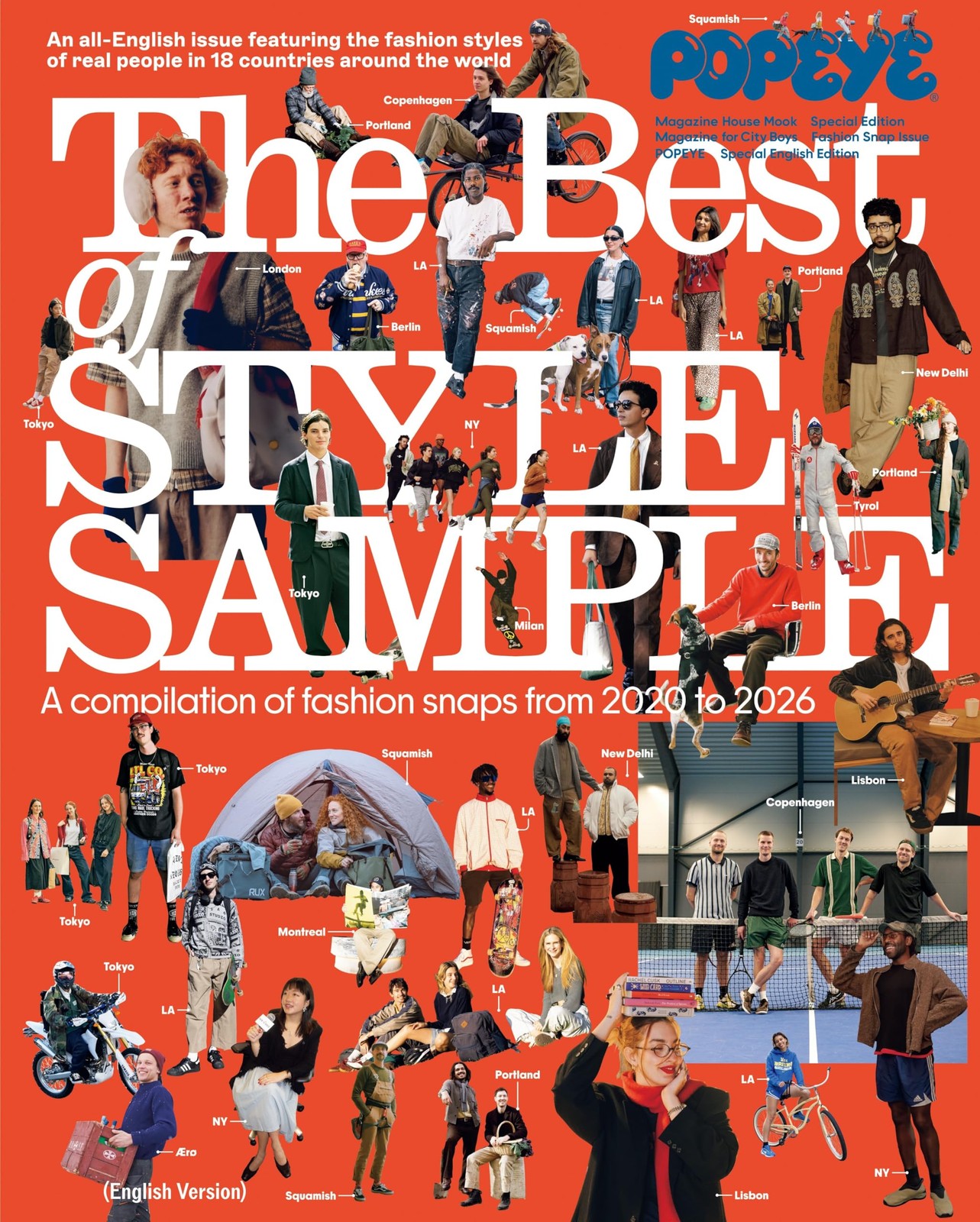 POPEYE Special English Edition The Best of STYLE SAMPLE Japan Magazine NEW 2026