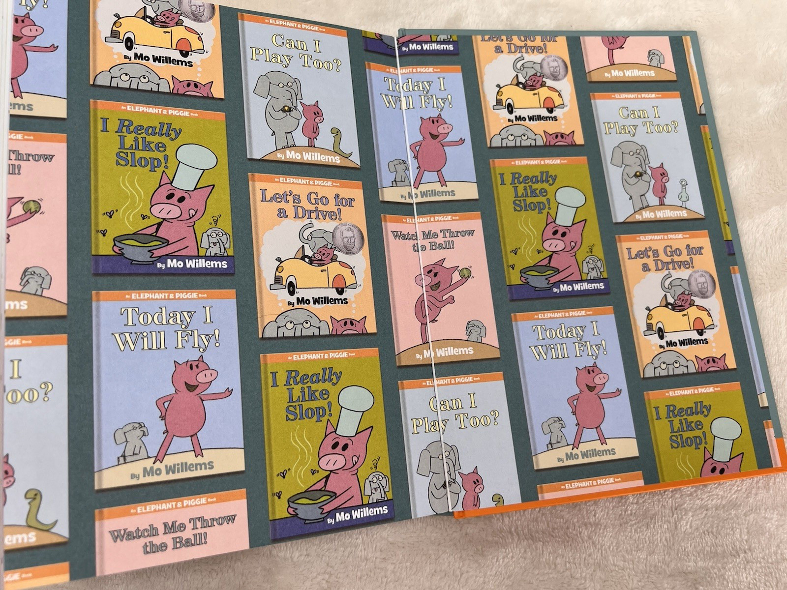 Mo Willems Elephant & Piggie BIGGIE Vol 1 & 2 + Thank You Book Lot 3 HC