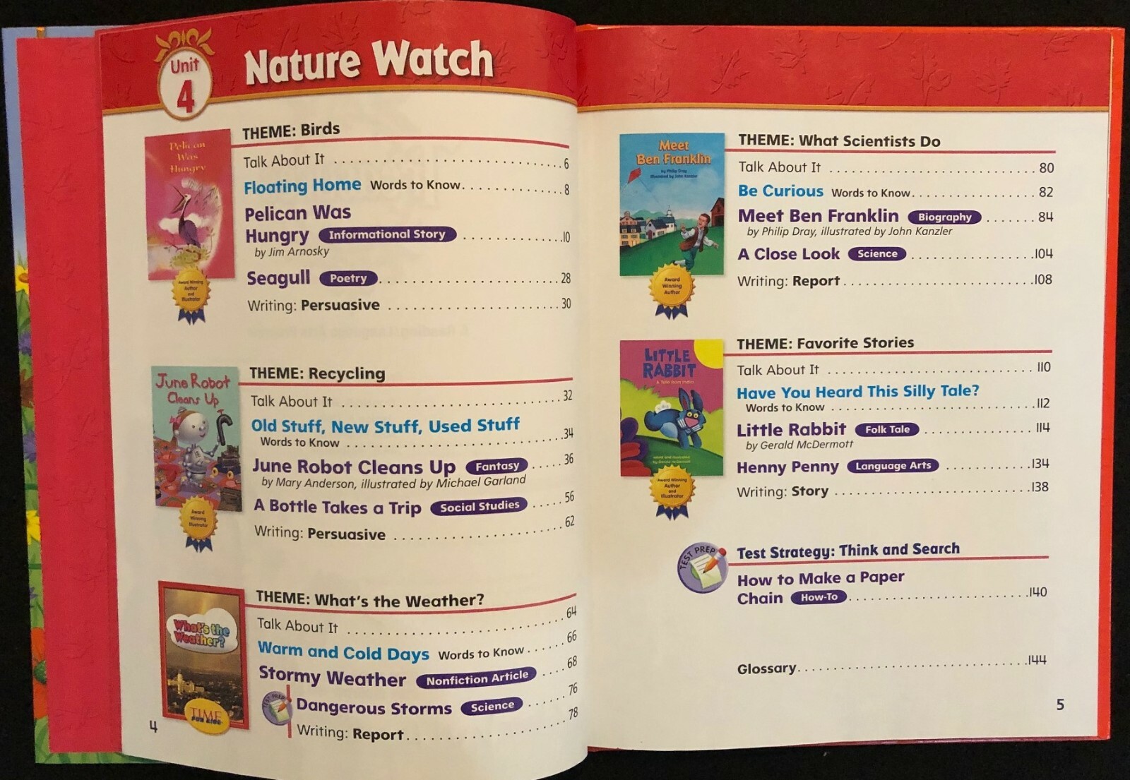 1st Grade – TREASURES – Reading/Language Arts Curriculum, Level 1.4 (1 book)