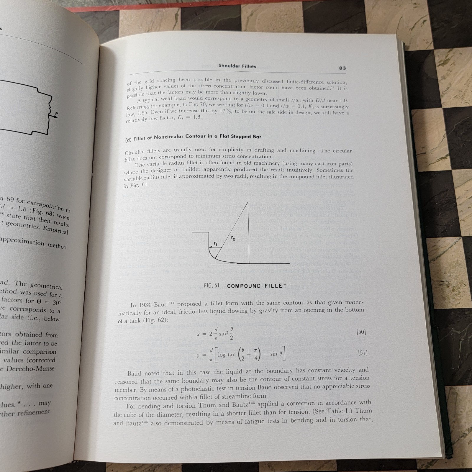 Stress Concentration Factors Charts and Relations Useful in Making Strength