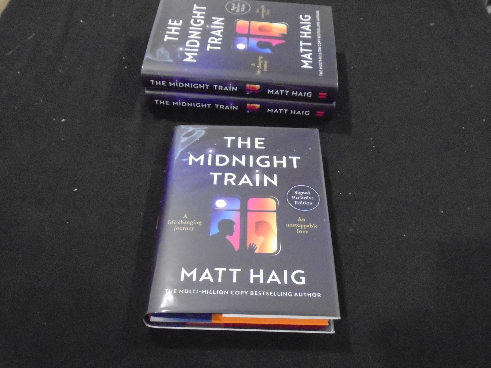 Signed Matt Haig The Midnight Train UK Deluxe 1ST Last Library
