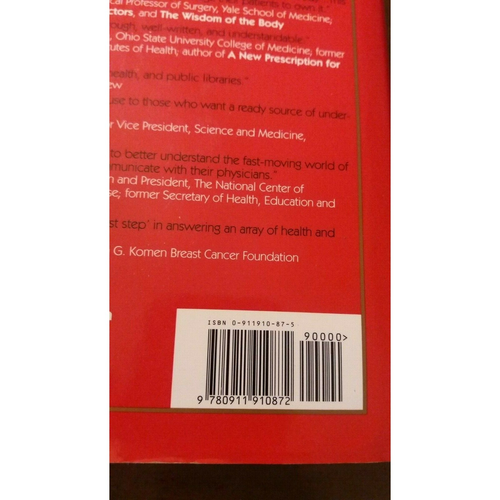 The Merck Manual of Medical Information Home Edition ISBN: 0911910875