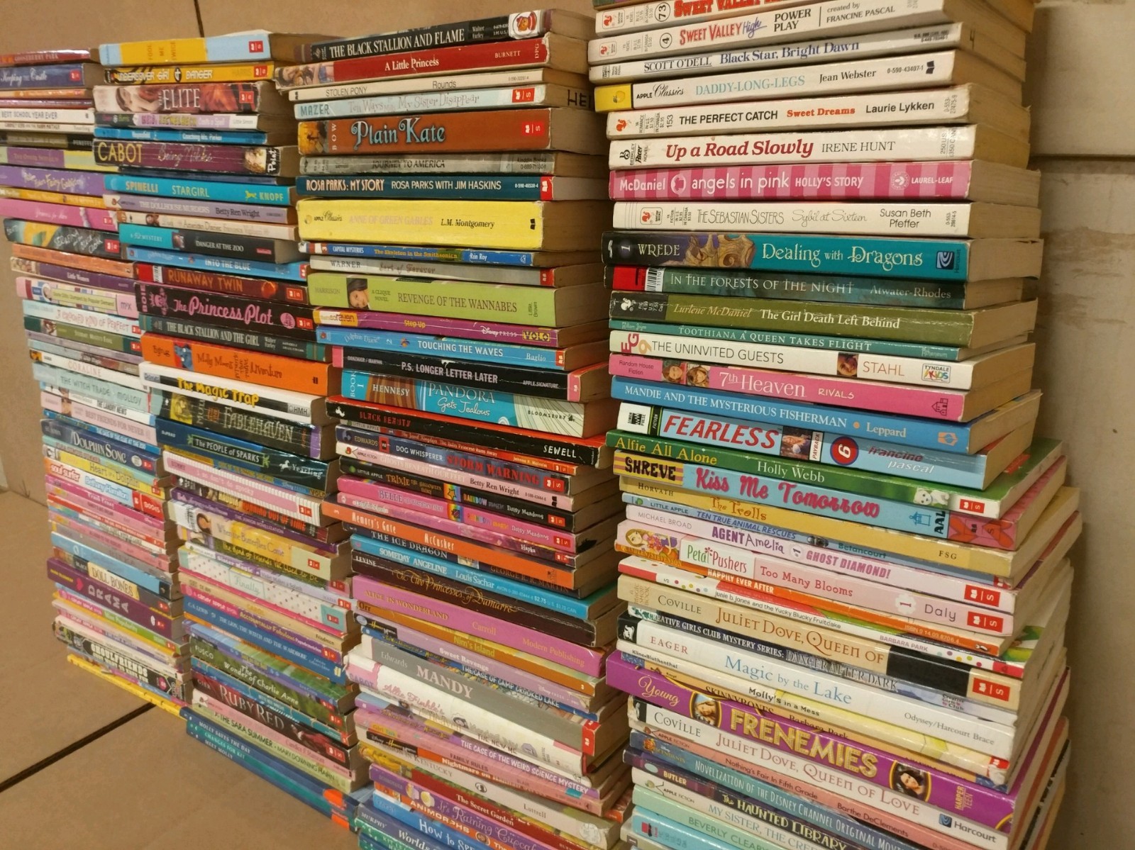 Lot of 20 Chapter Books for GIRLS Youth Early Reader Young Adult Children RANDOM