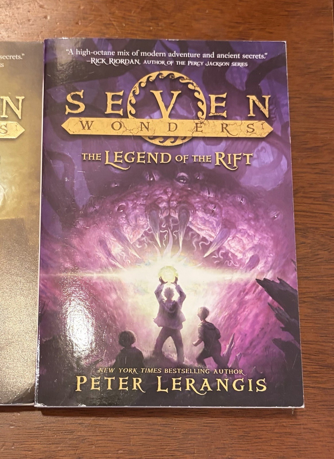 Peter Lerangis Seven Wonders Series Lot of 5 PB Juvenile Fiction Ages 9-12