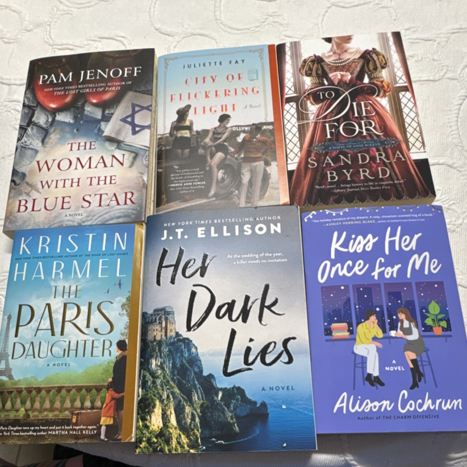 Paperback Contemporary Fiction Novels Lot of 6 by Pam Jenoff & Others