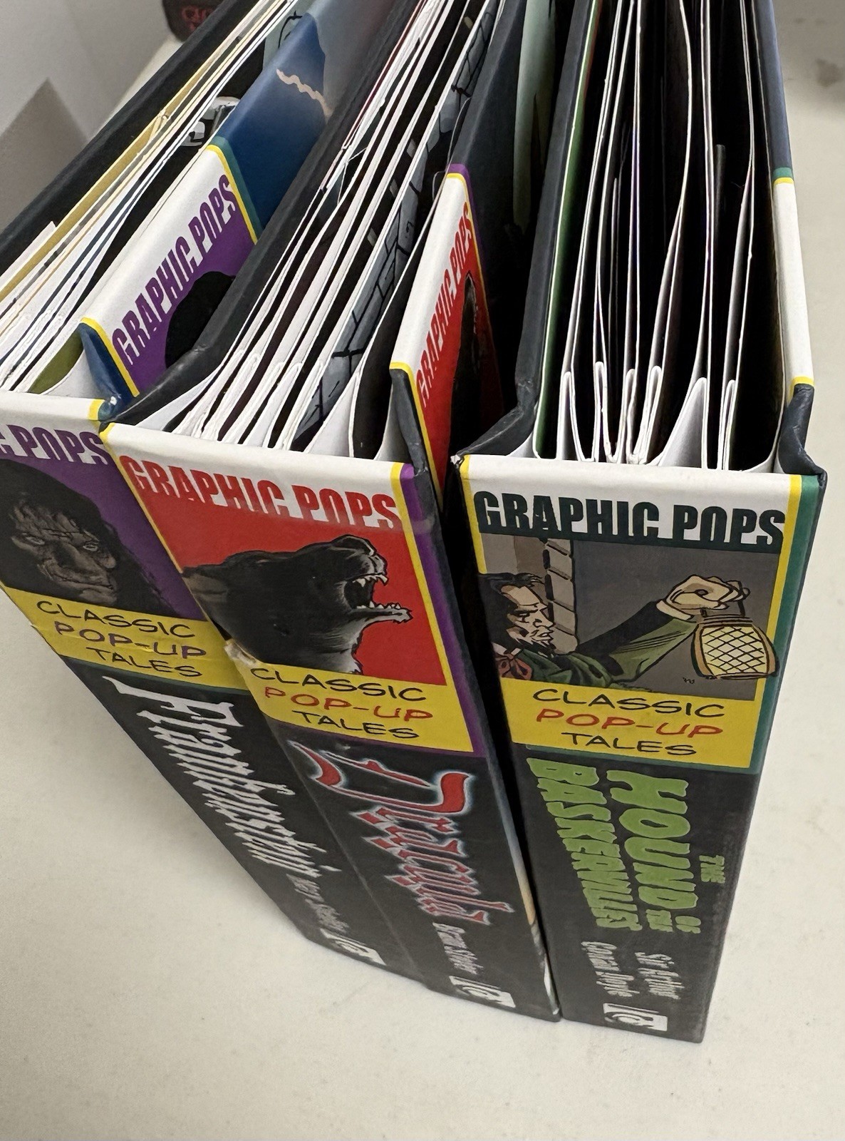 Frankenstein, Dracula and Sherlock Holmes Classic Pop Up Tales 3 Book Set