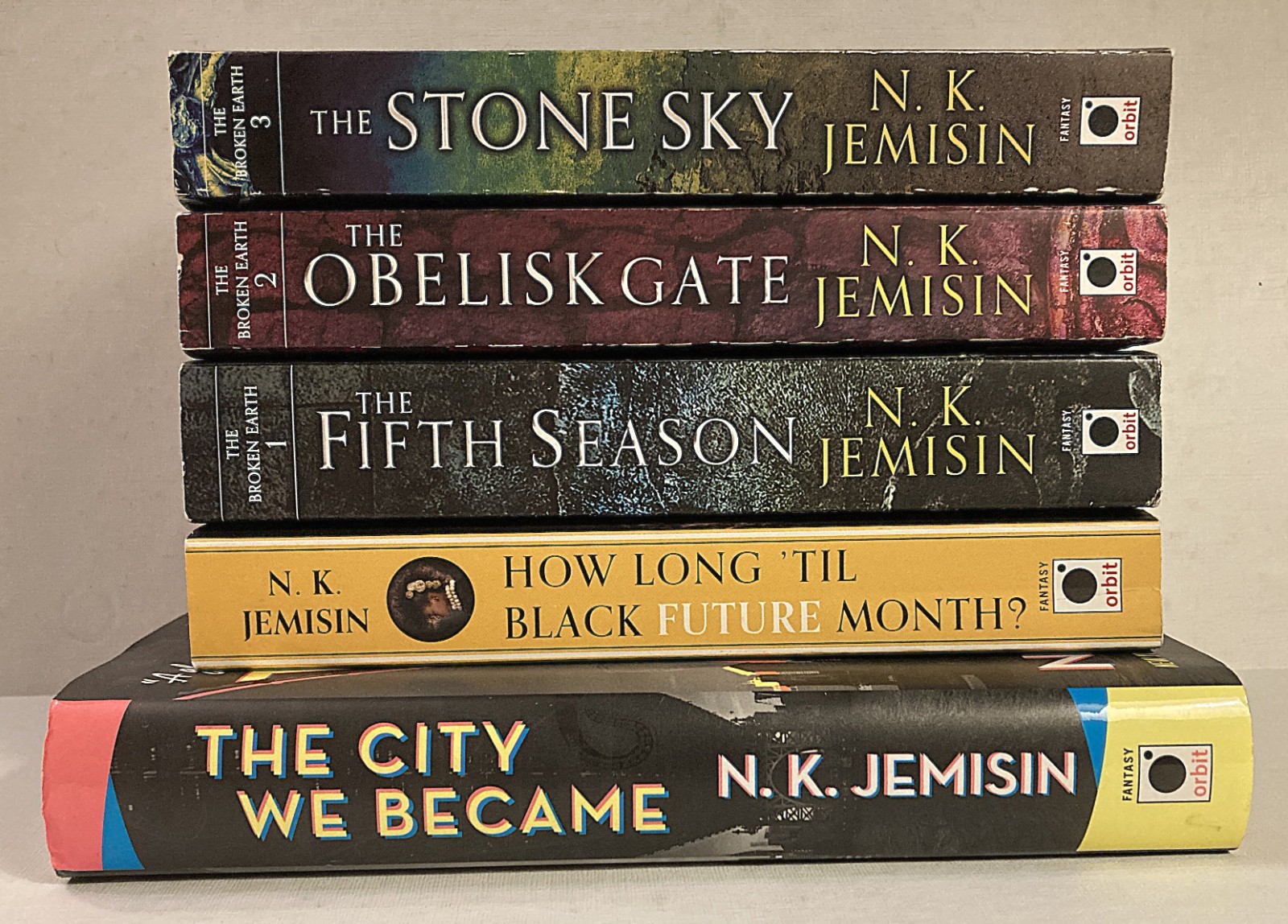 N.K. Jemisin Broken EARTH Trilogy (PB)/Black Future(PB) /City We Became (HC) VG