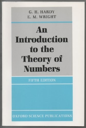 An Introduction to the Theory of Numbers by Hardy, G. H. Paperback / softback