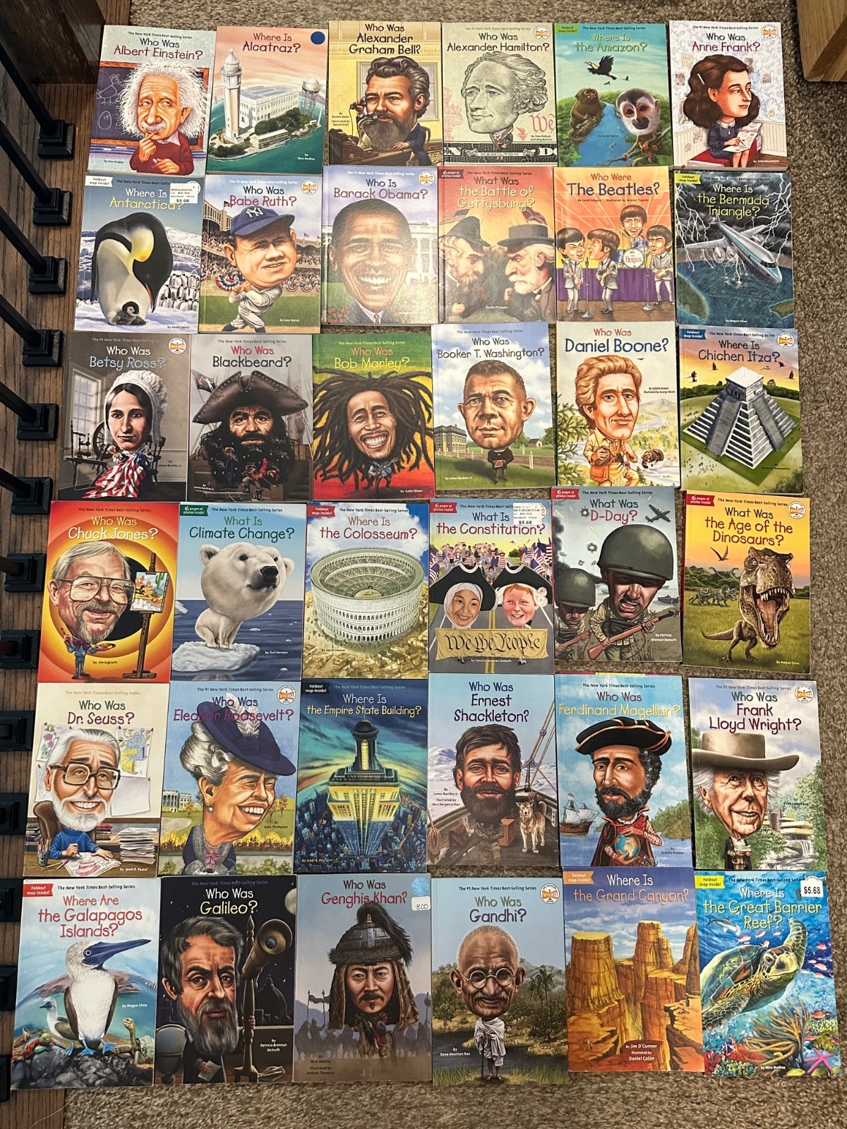 Who Was Where Is What Was Series Books 36 Book Lot Biography History WHO HQ