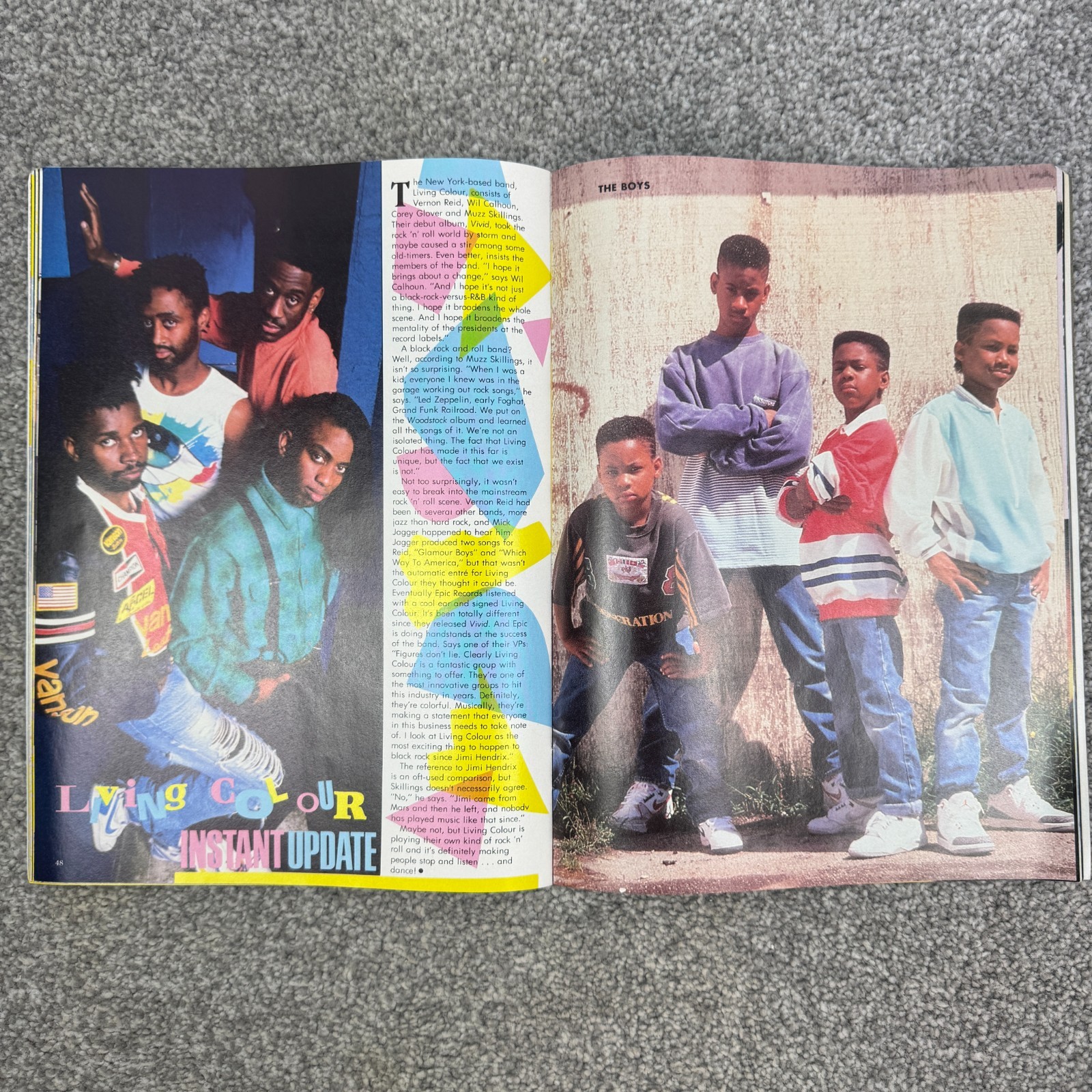 TV and Movie Screen 75 Pop Shots Magazine December 1989 Vol 36 No 6 NKOTB Prince