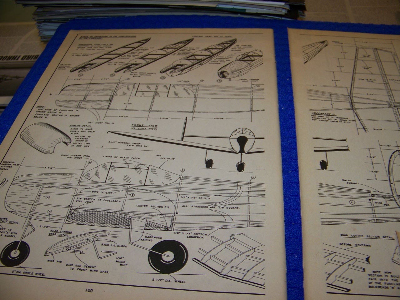 ERCOUPE SPORTPLANE…FREE-FLIGHT PLANS/DETAILS/PHOTOS/4-PAGES OF PLANS (317QQ)