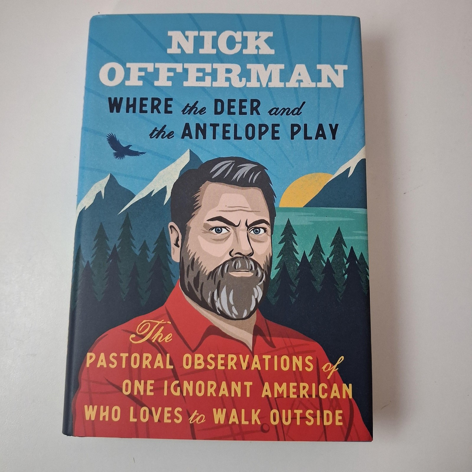 Where The Deer And The Antelope Play Nick Offerman Dutton Blue HC DJ 2021 1st Ed