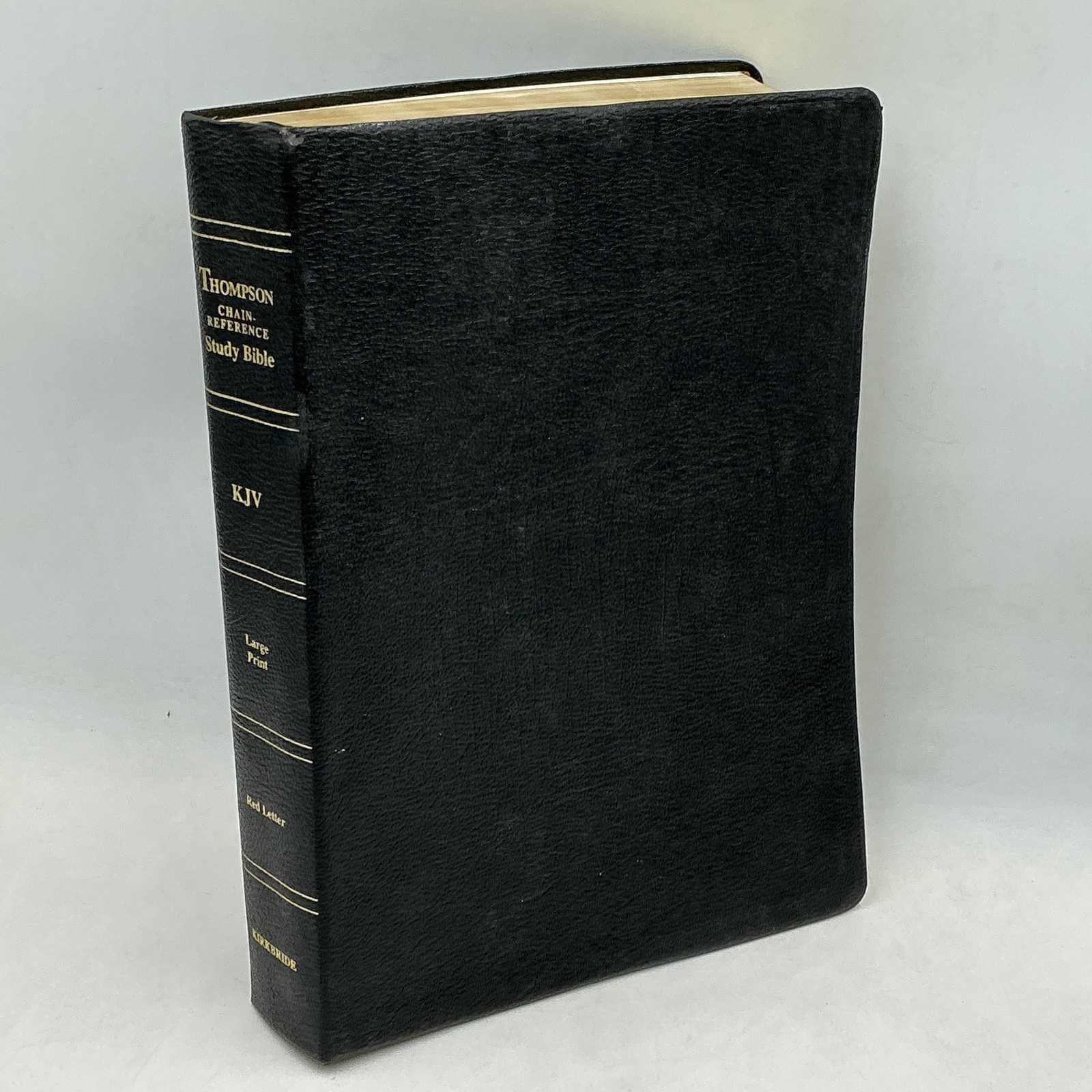 The Thompson Chain-Reference Bible KJV Large Print Fifth 2005 Black Leather