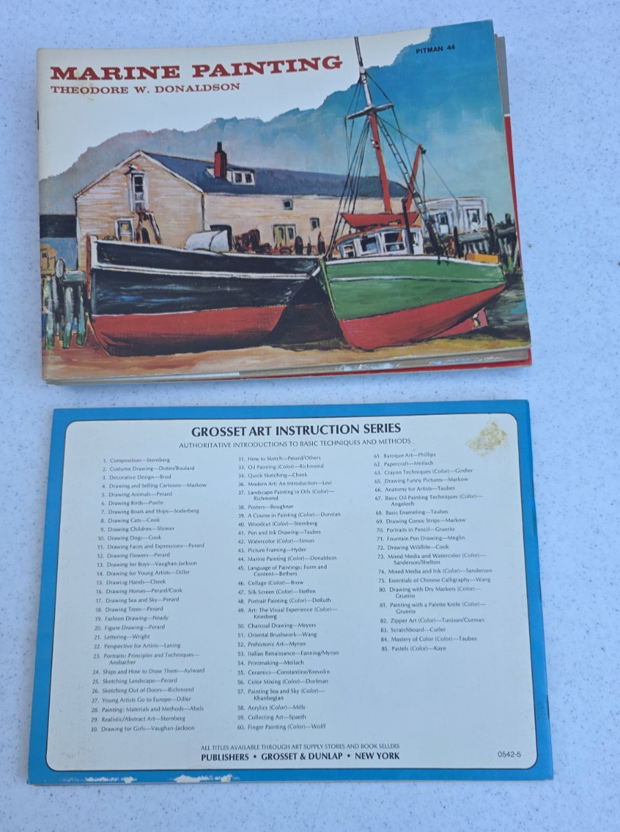 Pitman & Grosset Art Books Set of 7 Vintage Paperbacks Very Good Condition