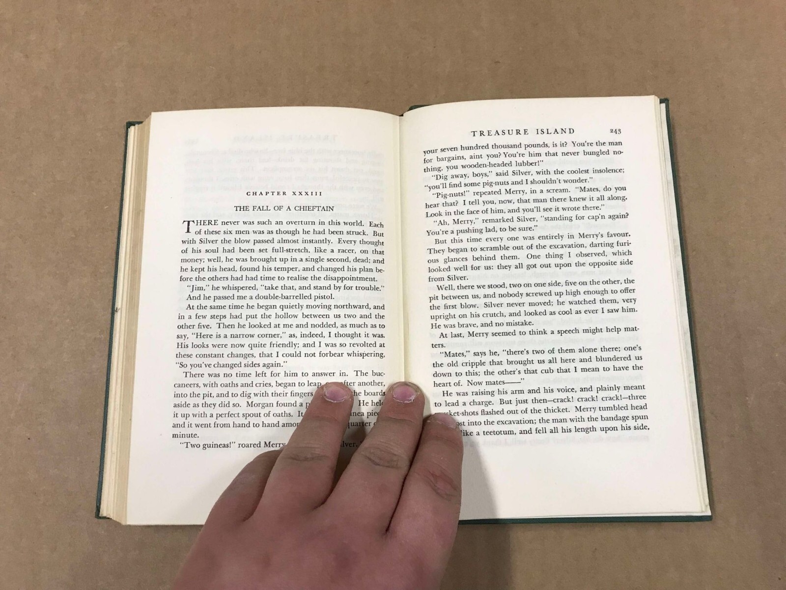 Vintage Treasure Island By Robert Louis Stevenson Art-Style Edition, 254 Pages