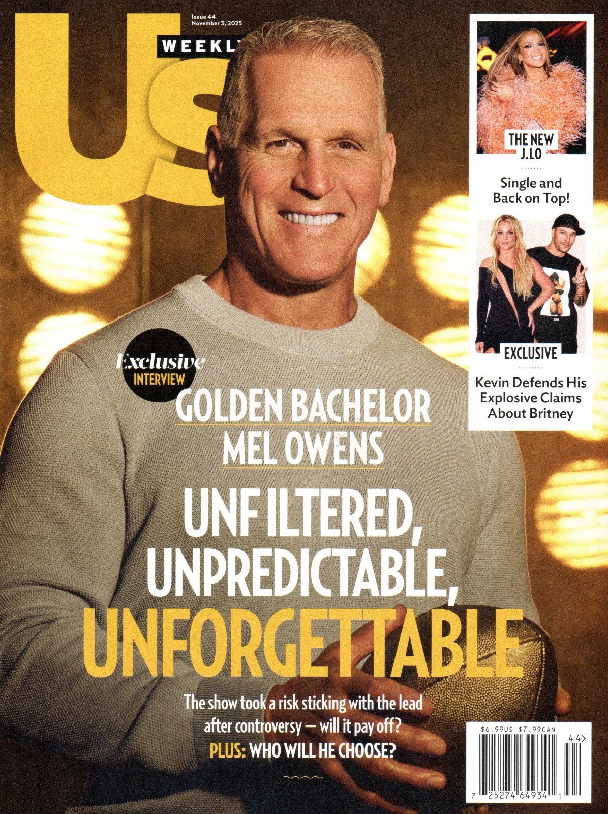 Us Weekly November 3 2025 Mel Owens Jennifer Lopez Britney Spears Mira Sorvino