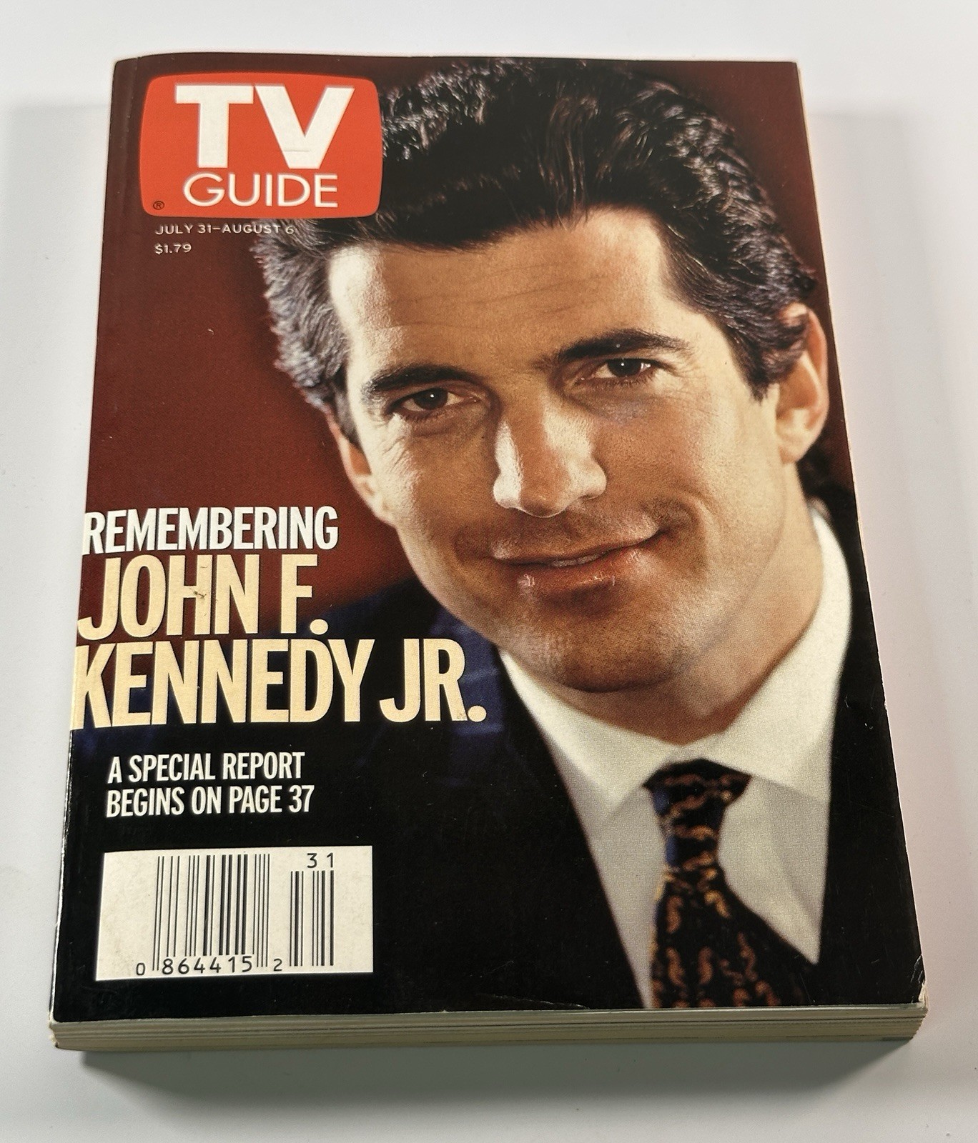 TV Guide Magazine – July 31- August 6, 1999 – Remembering John F. Kennedy Jr.