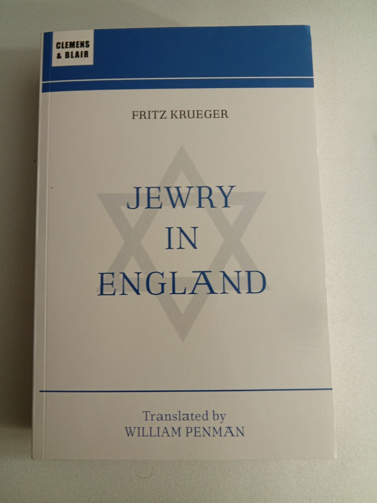 Jewry in England: A Thousand-Year History by Fritz Krueger PB