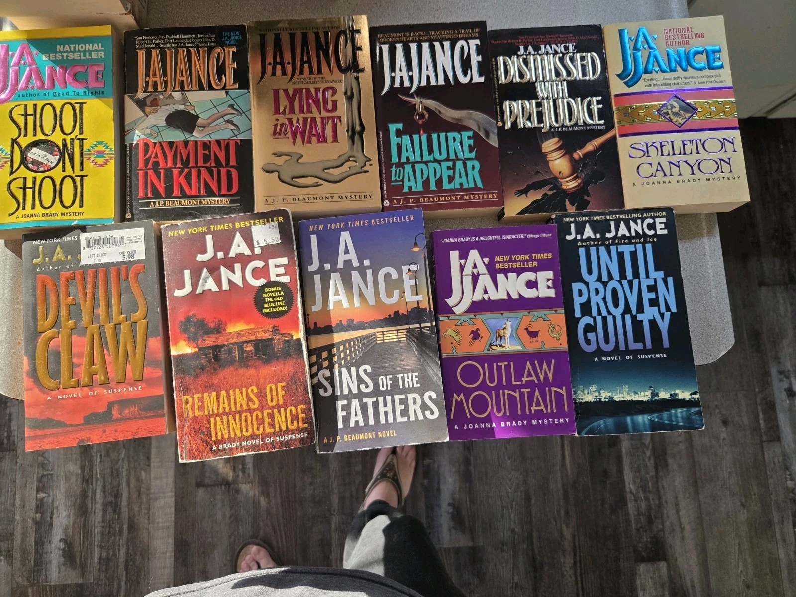 J. A. Jance Lot Of 11 Books Paperback Mystery Suspense