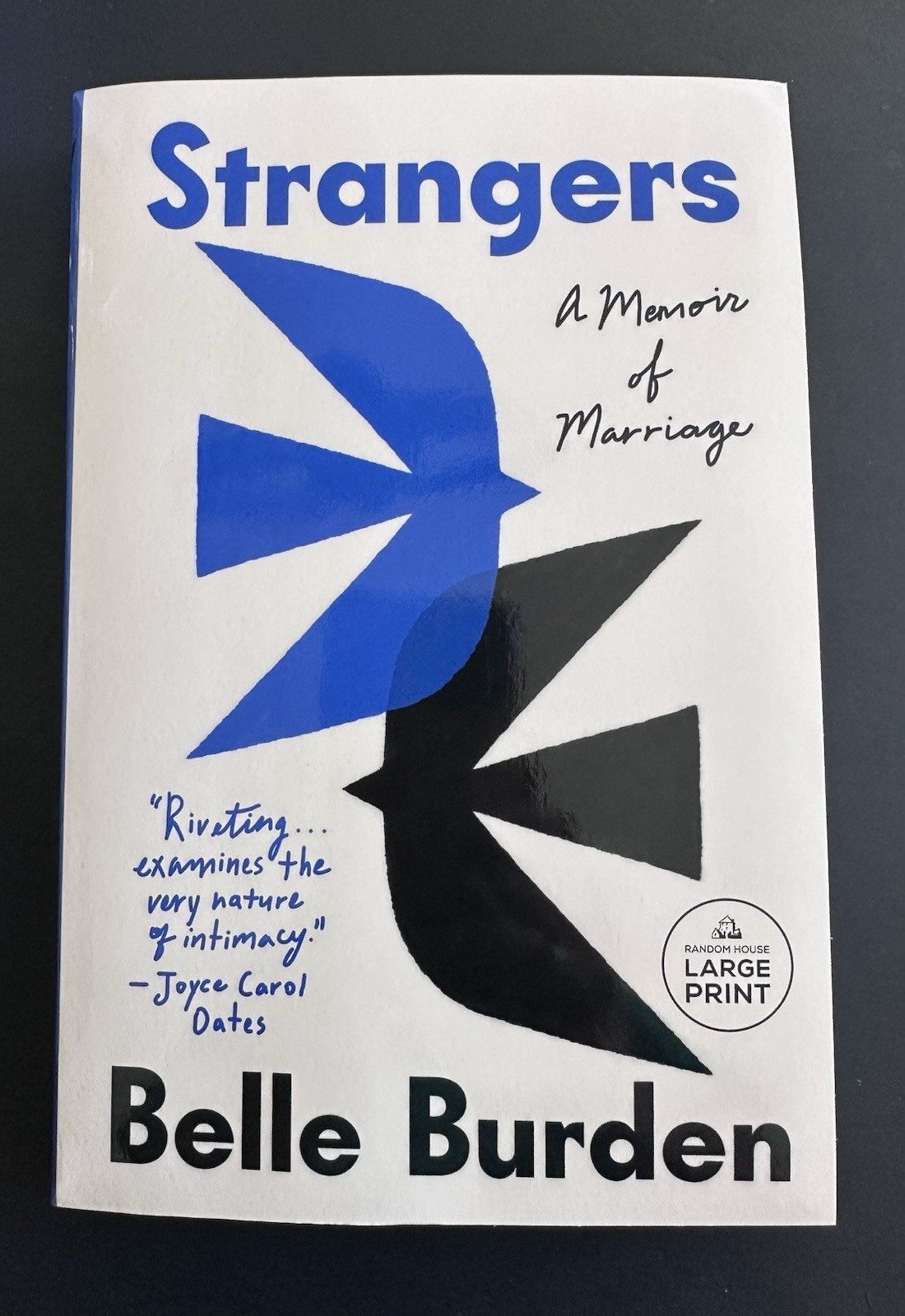 New STRANGERS A Memoir of Marriage by BELLE BURDEN (English) Paperback Book