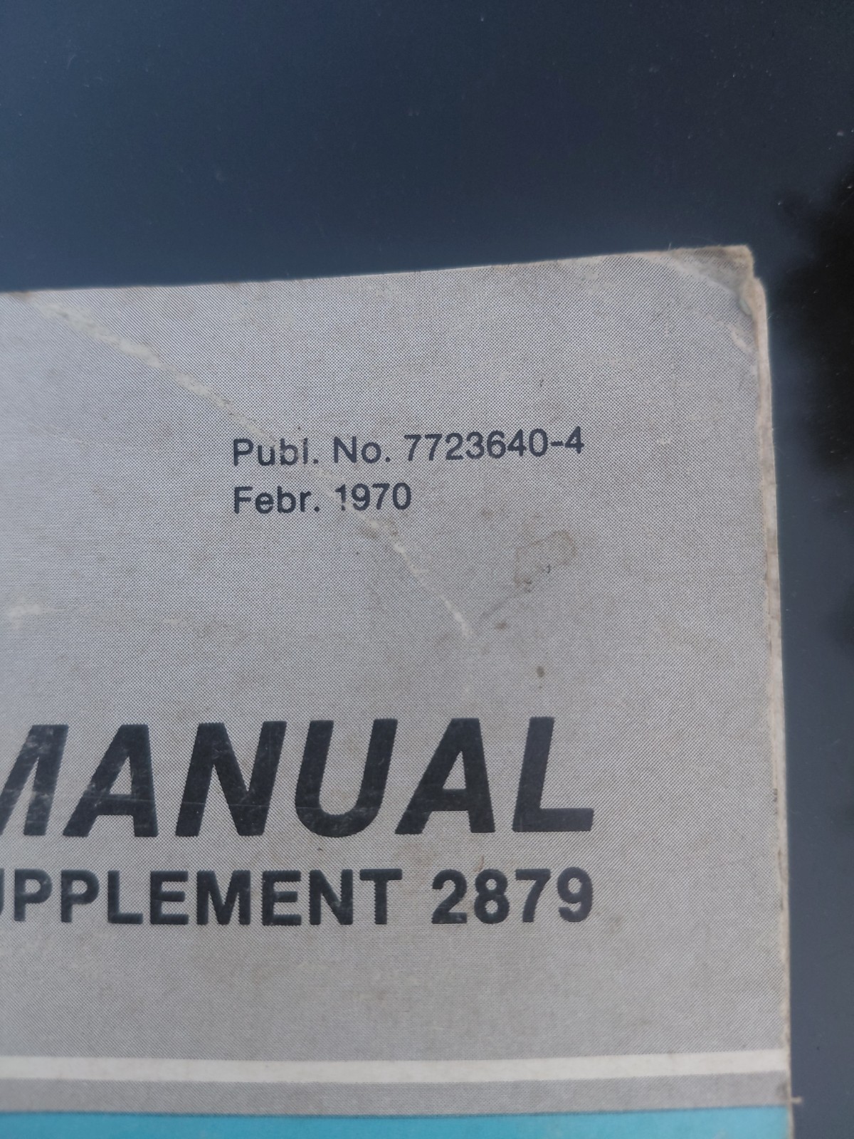1970 VOLVO PENTA WORKSHOP MANUAL AG105A 115A 130A 165A 170A #7723640-4 #2879