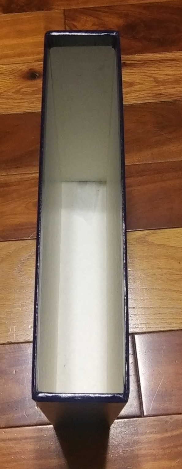 Antigua Gold and Silver binder’s slip case only no notes or binder