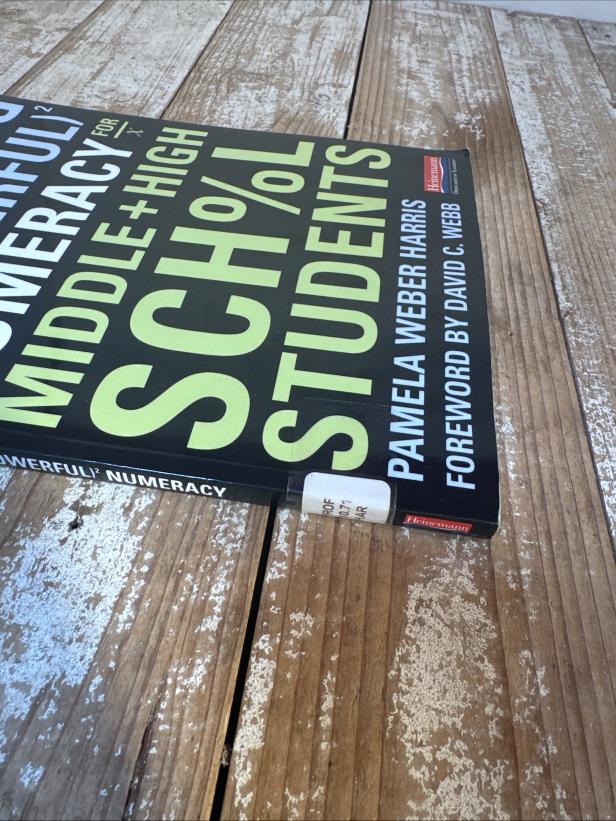 Building Powerful Numeracy | Middle/High School Math Homeschool | Harris PB LN