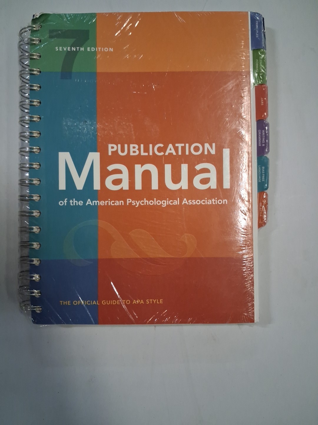 Publication Manual (OFFICIAL) 7th Edition of the American Psychological…