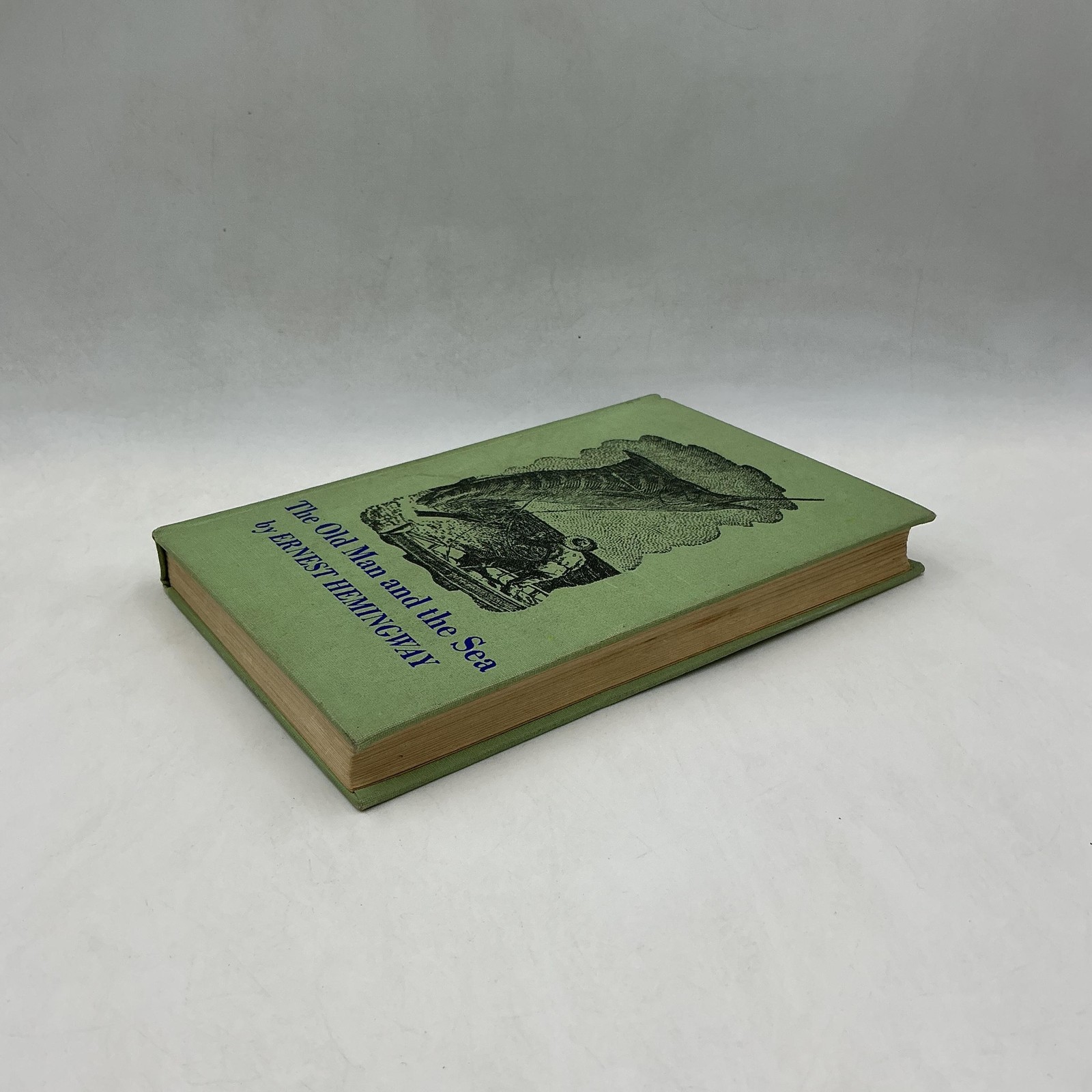 THE OLD MAN AND THE SEA Ernest Hemingway 1952 HC Charles Scribner’s Sons Green