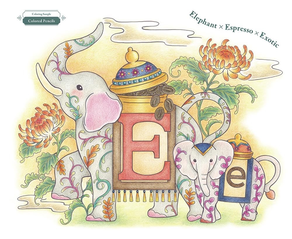Animals and World of A to Z KODAWARI Coloring Book Japanese Art Book New