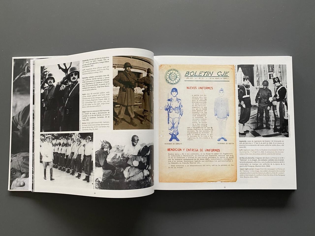 M1 Helmets of the Argentine Army BOOK / 2024 – Hard Cover 268 pages FULL COLOUR