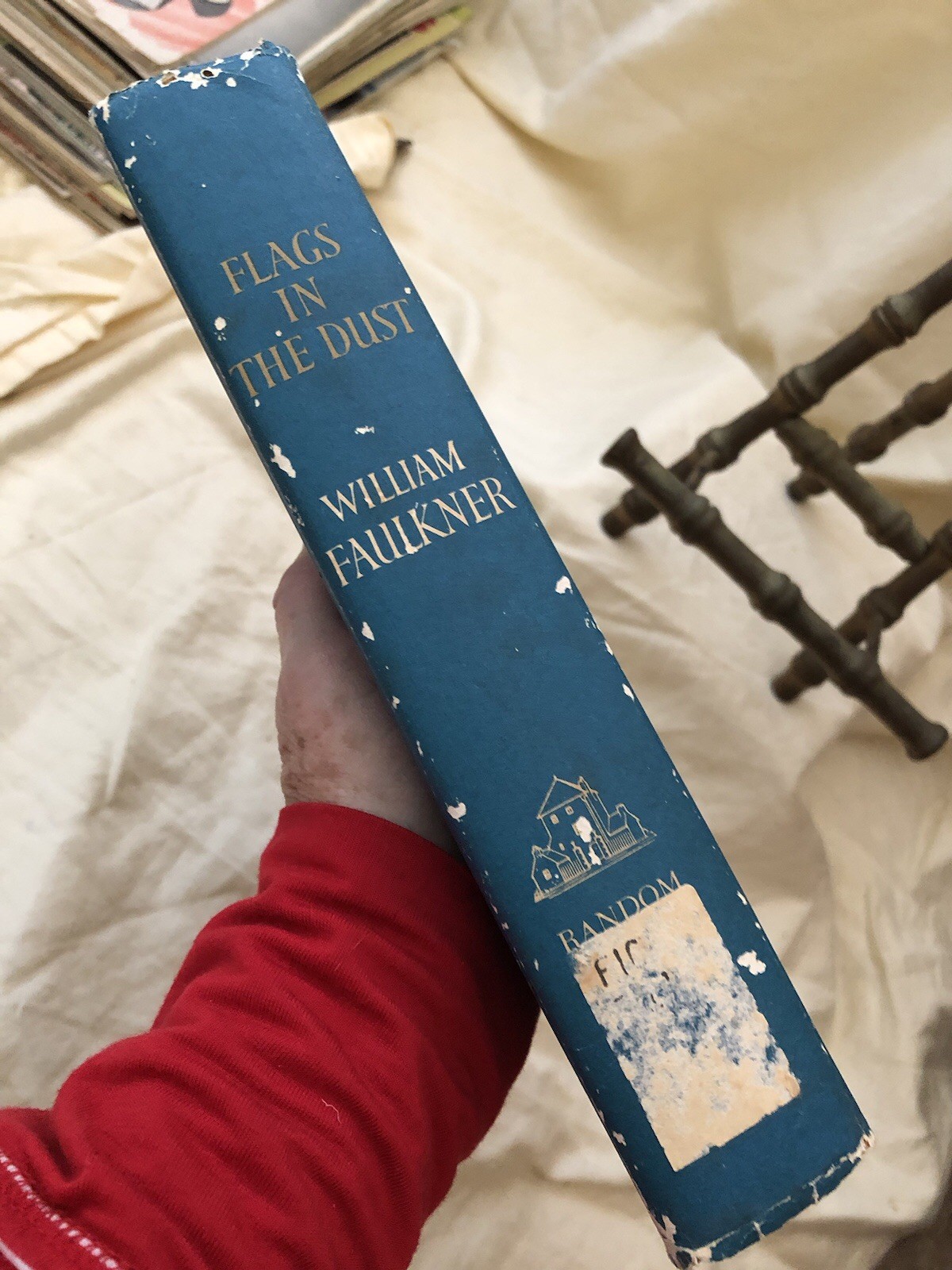 Flags In The Dust By William Faulkner 1973 HCDJ EXLIB Random House