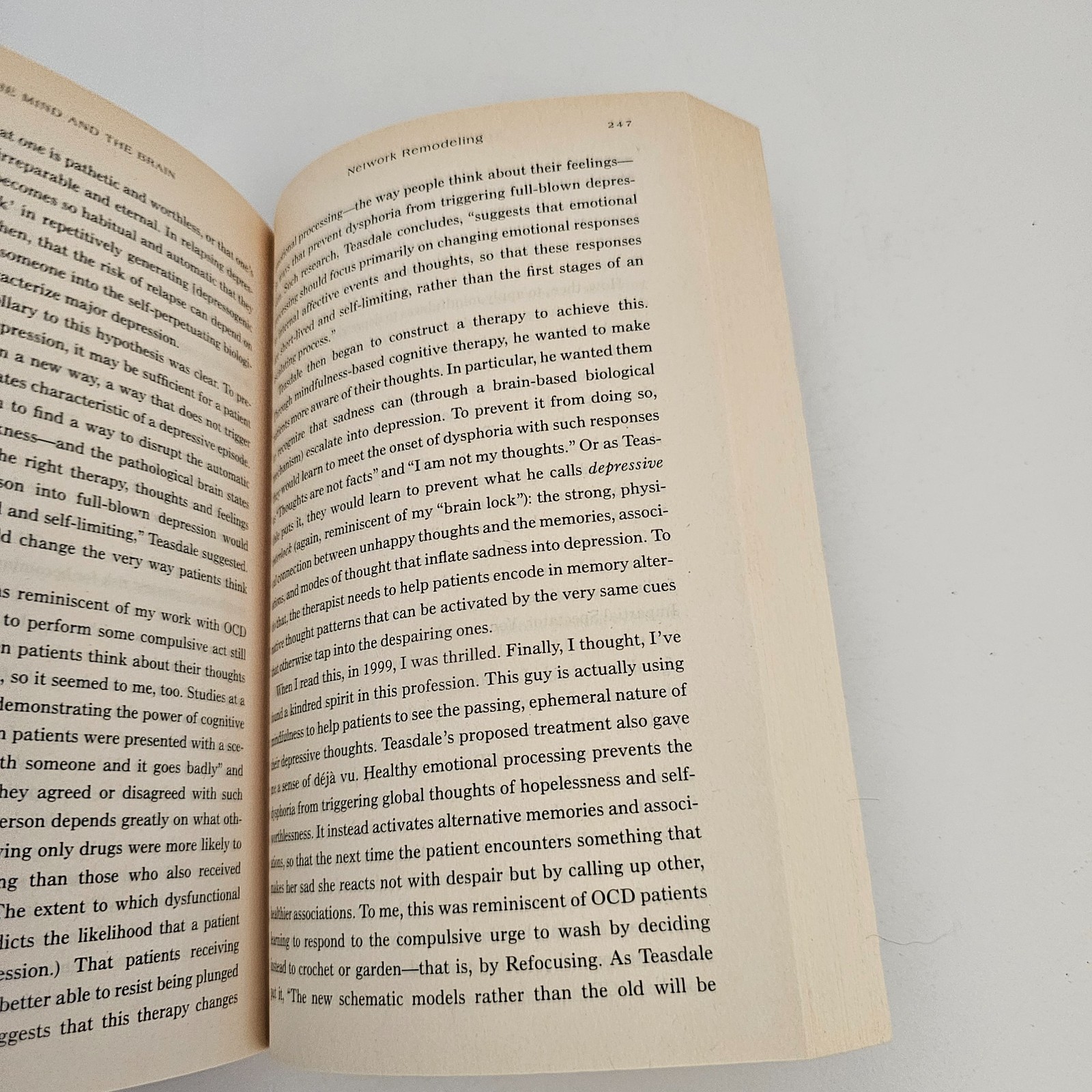 The Mind & The Brain Neuroplasticity Mental Force Schwartz Begley 2002