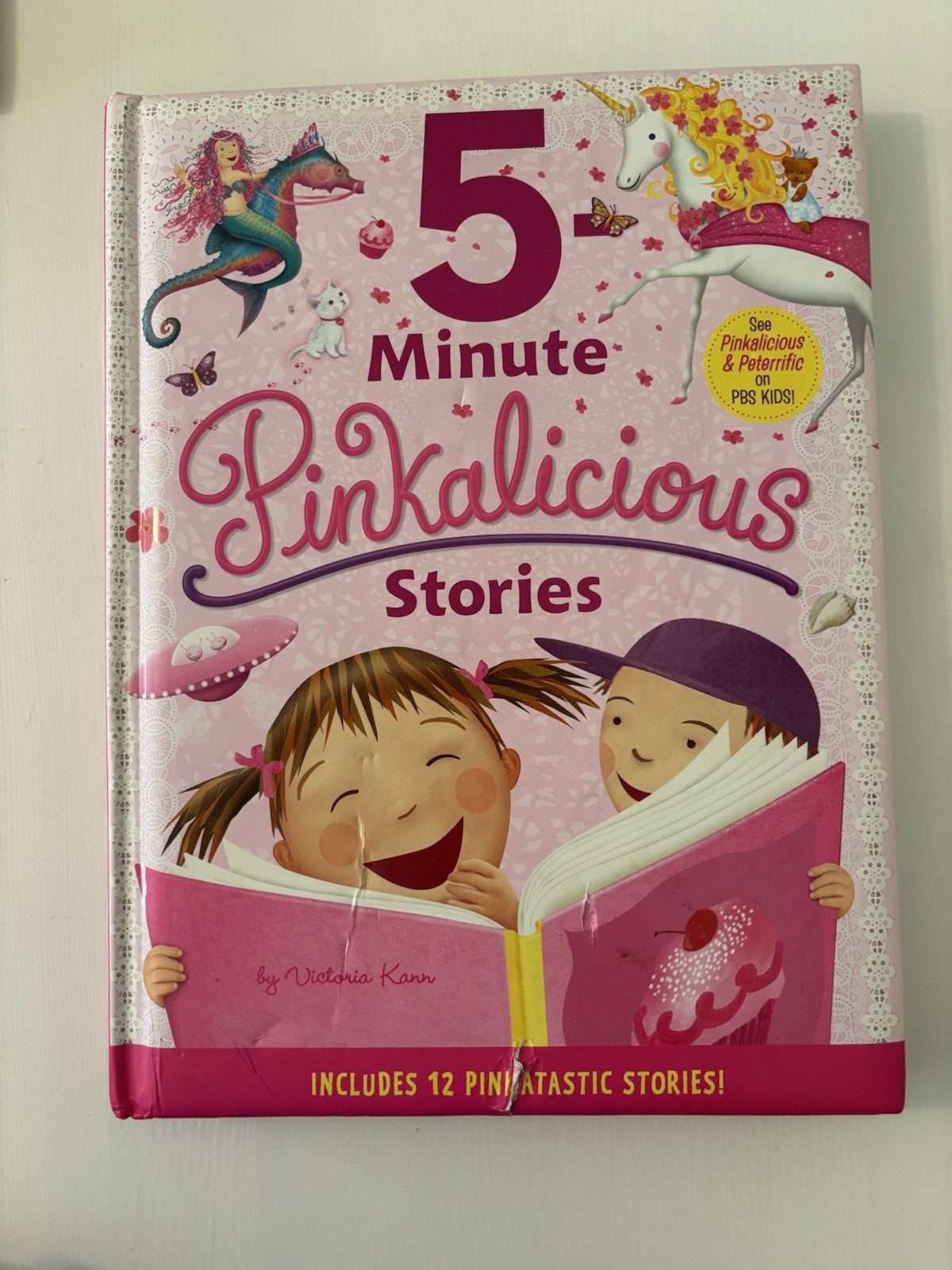 Lot Of 6 Hardcover Books Victoria Kann Purplicious Pinkalicious 5 Minute Stories