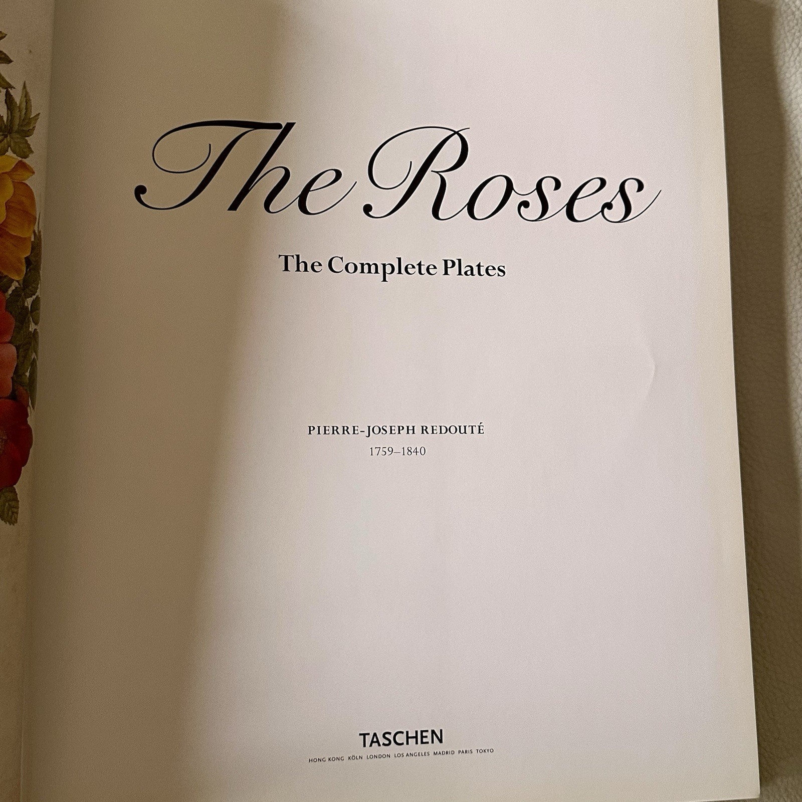 Redoute The Roses 25th Anniversary Taschen 2007 Book Complete Full Page Plates