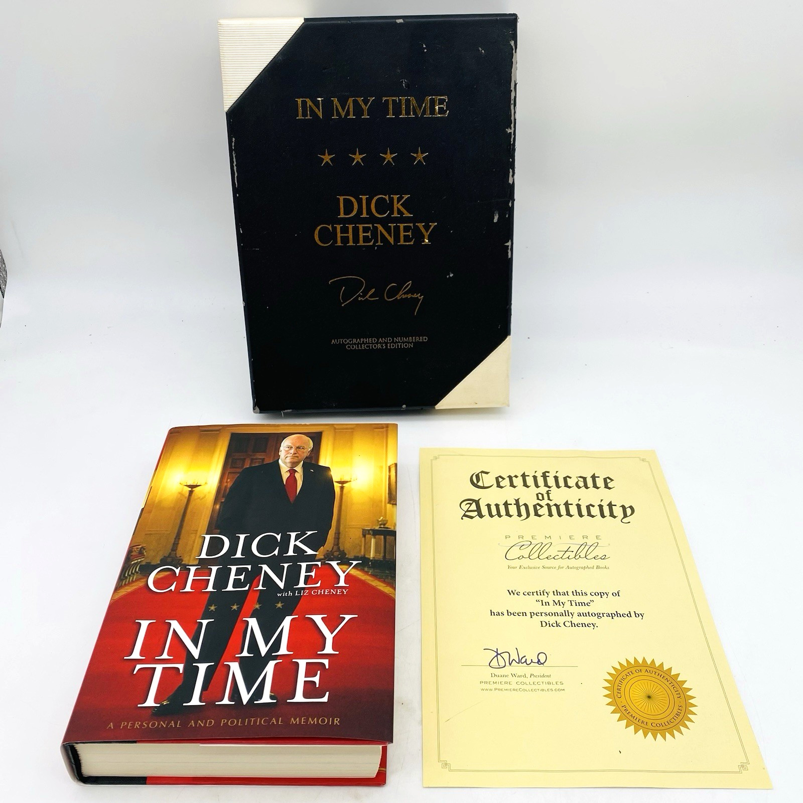 In My Time Dick Cheney Signed Collector’s Numbered Edition 2238 of 5000 HCDJ COA