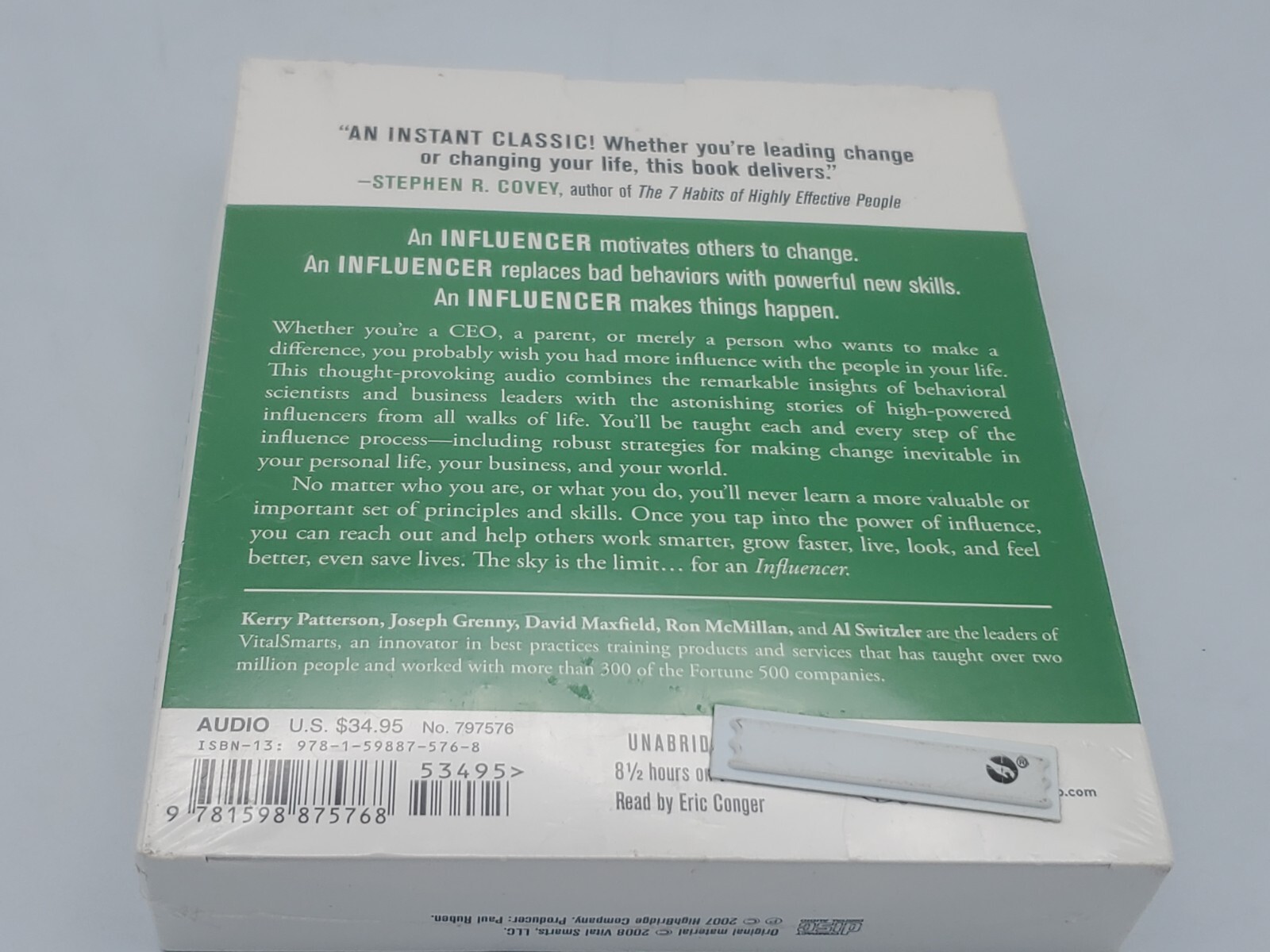 Influencer: The Power to Change Anything CD Audiobook Kerry Patterson- J Grenny