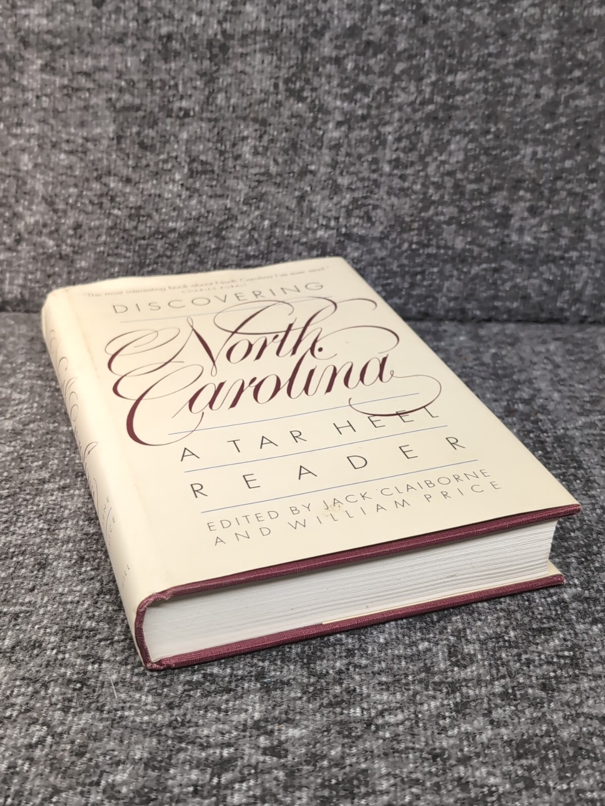 Discovering North Carolina : A Tar Heel Reader by William Price – Signed