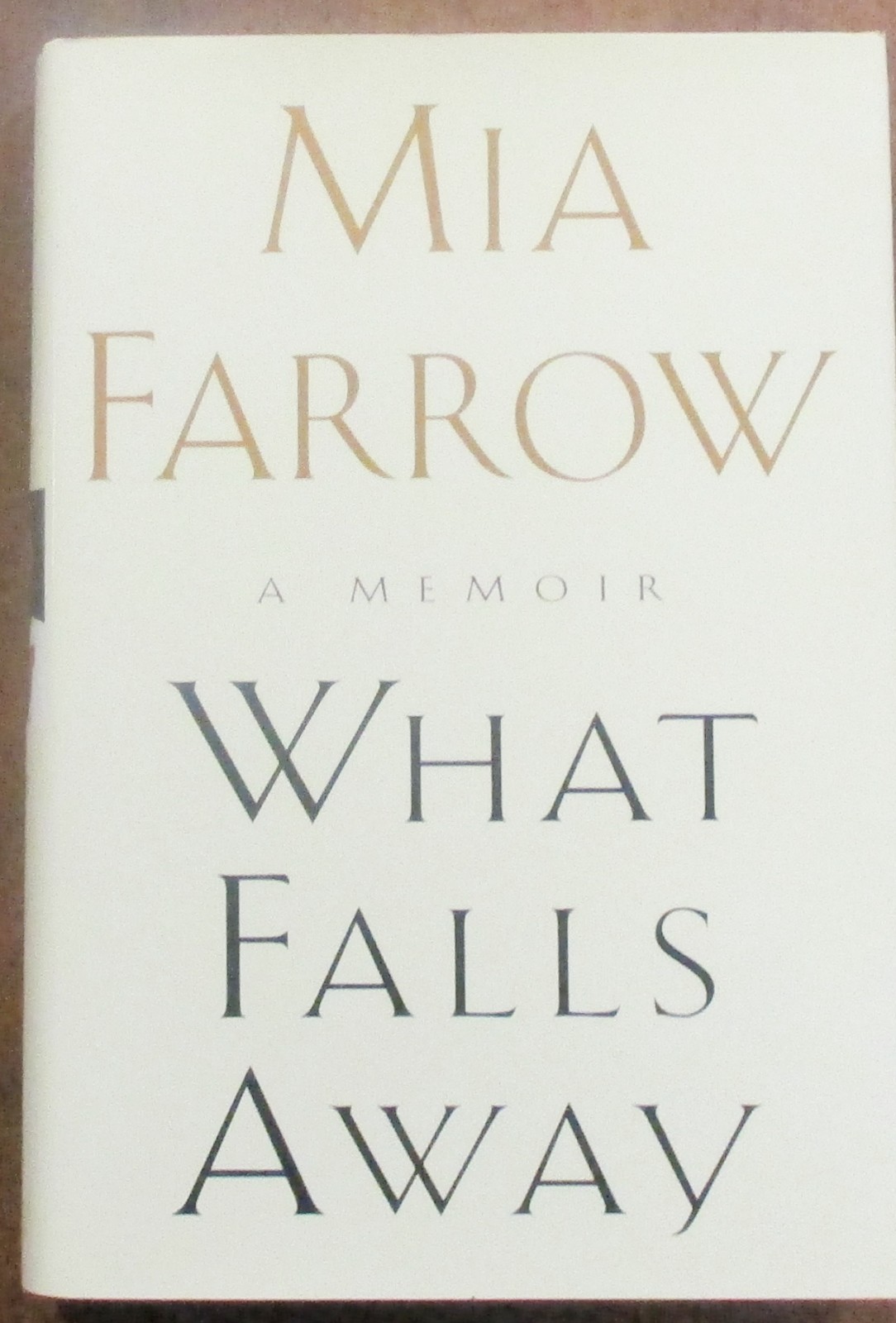 Mia Farrow “What Falls Away” Hardcover Book (1997) (First Edition)
