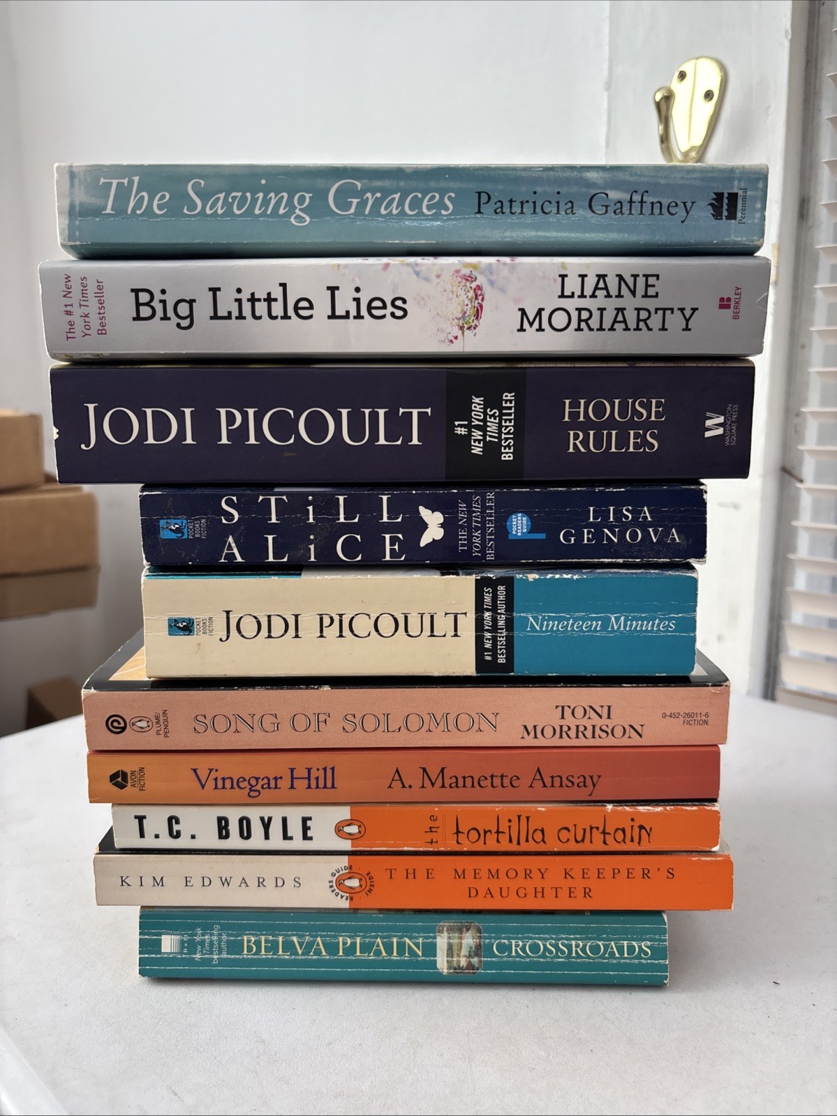 Lot of 10 – General Fiction – Mixed Authors – Trade & mass paperback – Free Ship