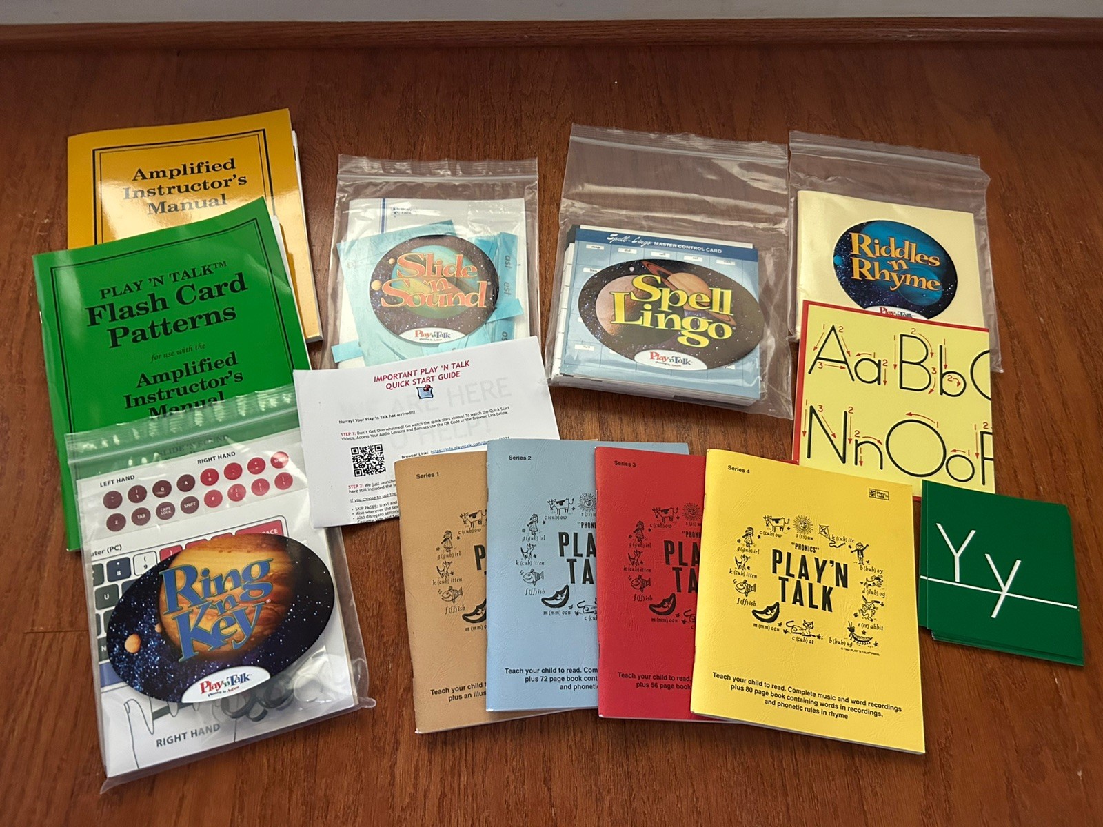 Play’N Talk Phonics Reading Spelling Typing Curriculum Homeschool Open and go