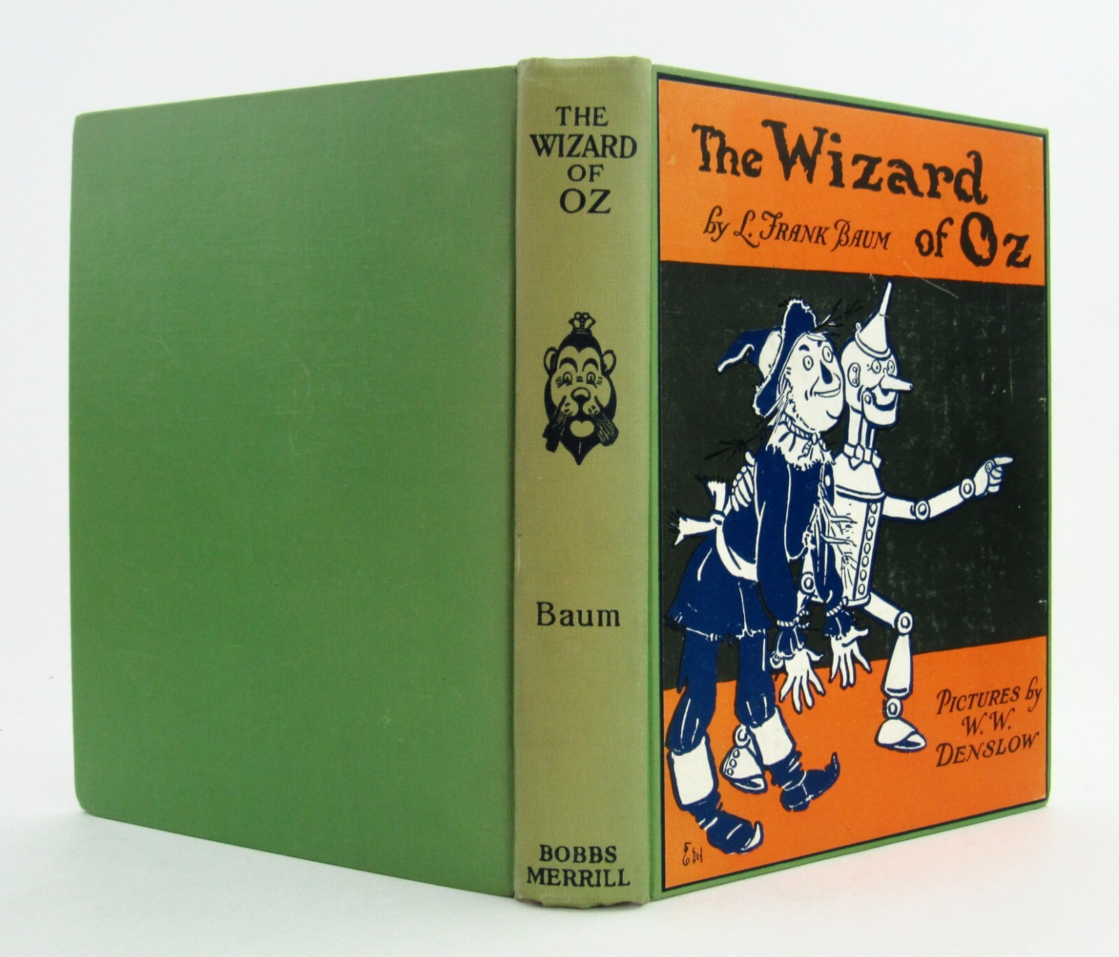 THE NEW WIZARD OF OZ by L Frank Baum & W.W. Denslow 5th Edition 8 plates Nr Fine